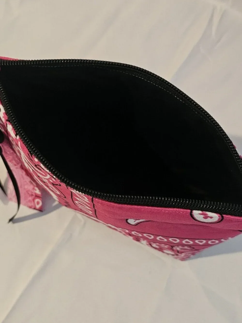 Bandana Makeup Bag Handmade
